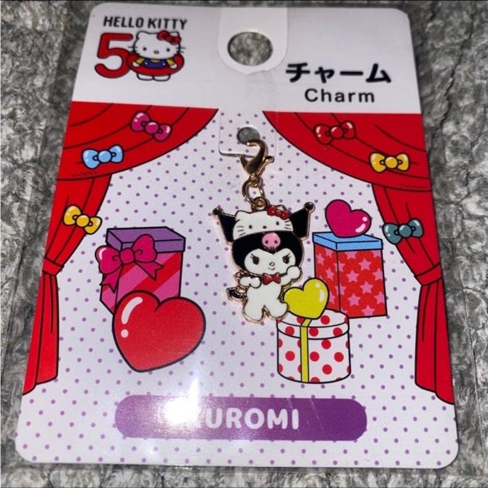 Hello Kitty Kuromi Gold-Tone Charm